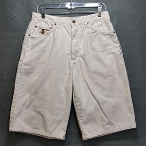 Impact Brand Off White Baggy 90's Vintage High Rise Men's Size 34 Shorts